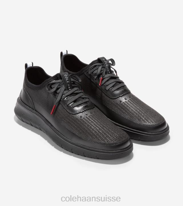 Cole Haan génération zéro grand Hommes PJ6N452 noir stitchlite-mat brillant réfléchissant chaussure