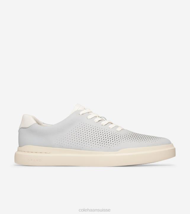 Cole Haan grandpro rallye baskets découpées au laser Hommes PJ6N263 puce-ivoire-angora chaussure