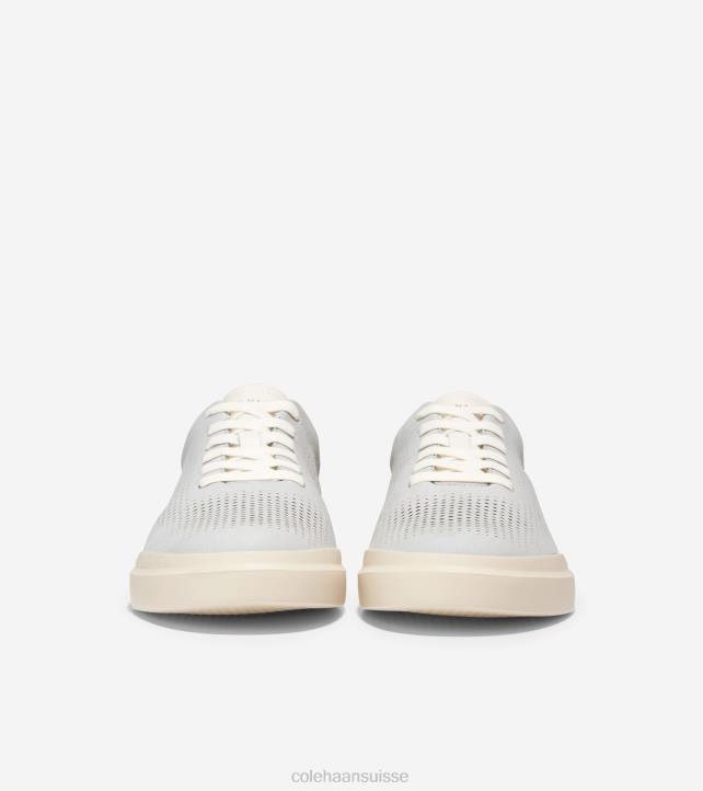 Cole Haan grandpro rallye baskets découpées au laser Hommes PJ6N263 puce-ivoire-angora chaussure