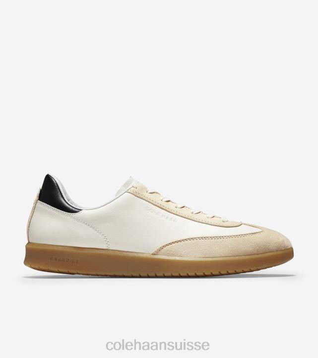 Cole Haan sneaker de gazon grandpro Hommes PJ6N455 daim martelé ivoire chaussure