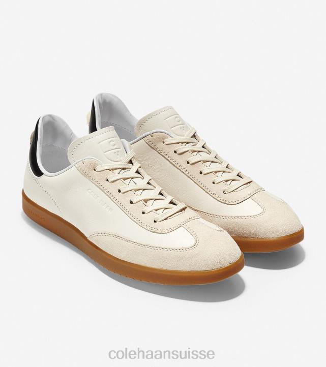 Cole Haan sneaker de gazon grandpro Hommes PJ6N455 daim martelé ivoire chaussure