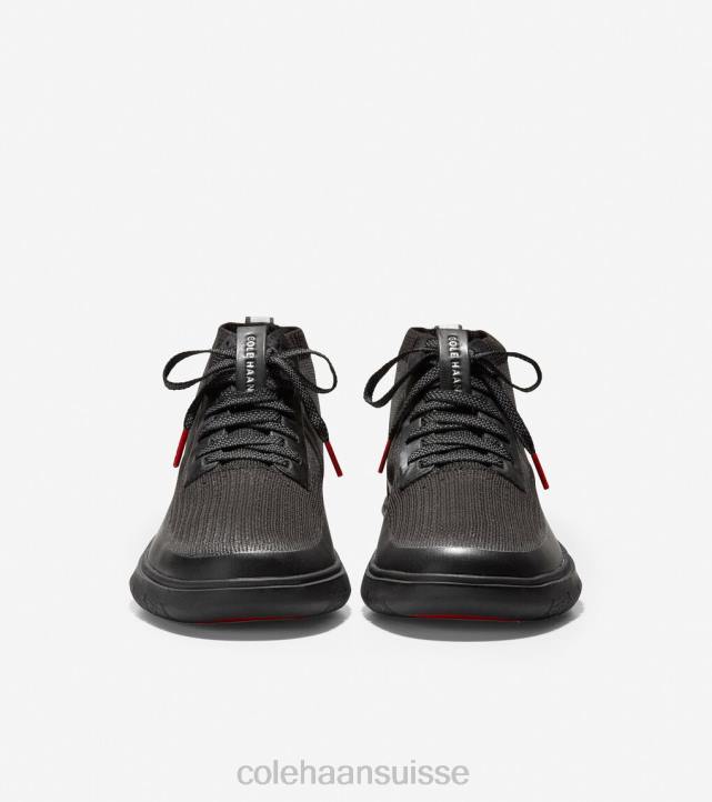 Cole Haan sneaker montante génération zerogrand Hommes PJ6N472 noir réfléchissant chaussure