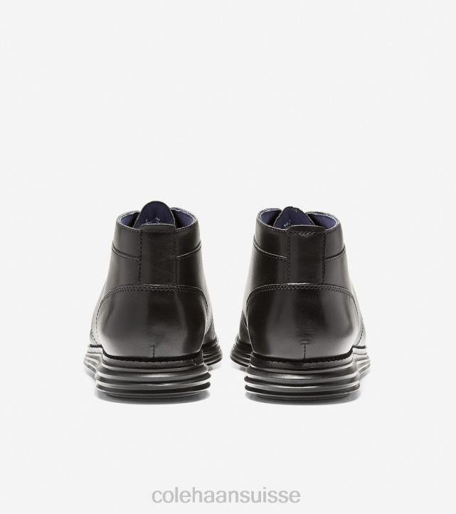Cole Haan botte originalegrand chukka Hommes PJ6N466 noir chaussure