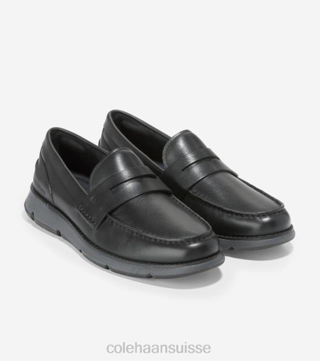 Cole Haan 4.zérogrand mocassin Hommes PJ6N453 noir chaussure