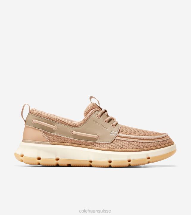 Cole Haan chaussure de bateau de régate 4.zerogrand Hommes PJ6N258 sésame-dune-ivoire chaussure