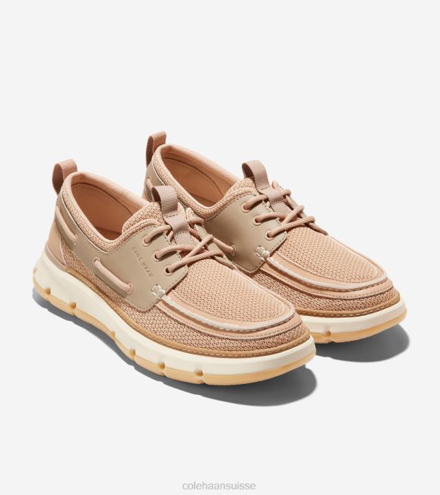 Cole Haan chaussure de bateau de régate 4.zerogrand Hommes PJ6N258 sésame-dune-ivoire chaussure