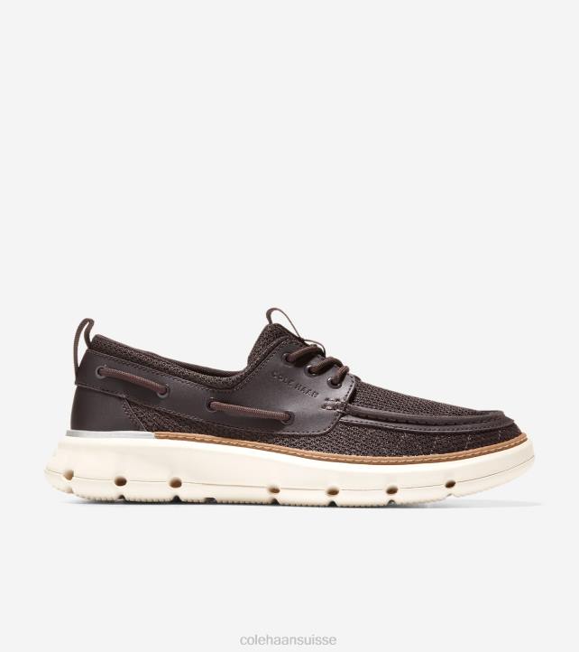 Cole Haan chaussure de bateau de régate 4.zerogrand Hommes PJ6N261 chocolat noir chaussure