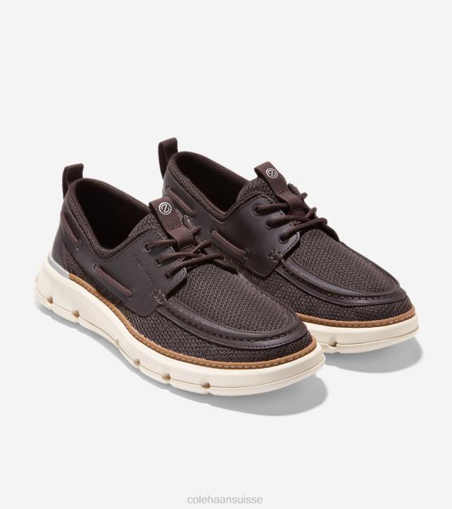 Cole Haan chaussure de bateau de régate 4.zerogrand Hommes PJ6N261 chocolat noir chaussure
