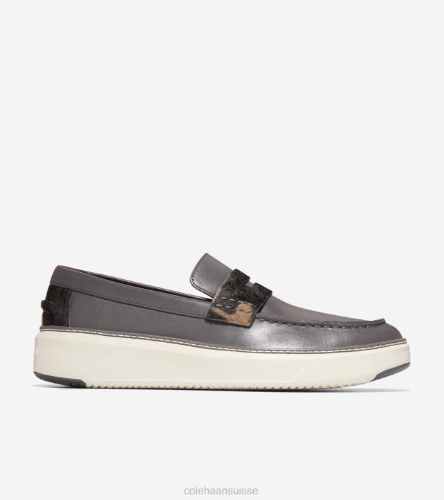 Cole Haan grandpro topspin penny mocassins Hommes PJ6N290 pavé foncé-ivoire chaussure