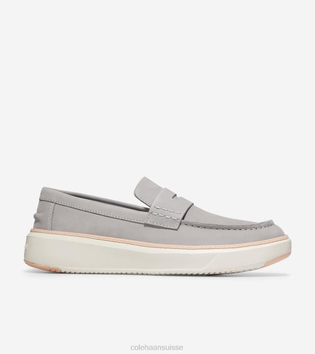 Cole Haan grandpro topspin penny mocassins Hommes PJ6N292 paloma nubuck-ivoire chaussure