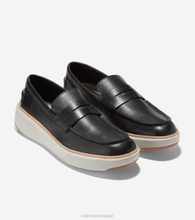 Cole Haan grandpro topspin penny mocassins Hommes PJ6N293 noir chaussure