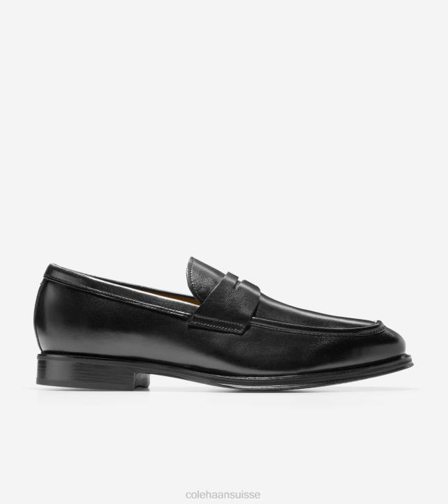 Cole Haan mocassins classiques modernes Hommes PJ6N446 noire chaussure