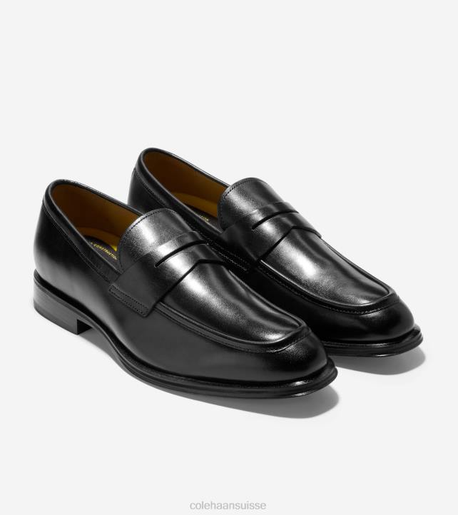Cole Haan mocassins classiques modernes Hommes PJ6N446 noire chaussure