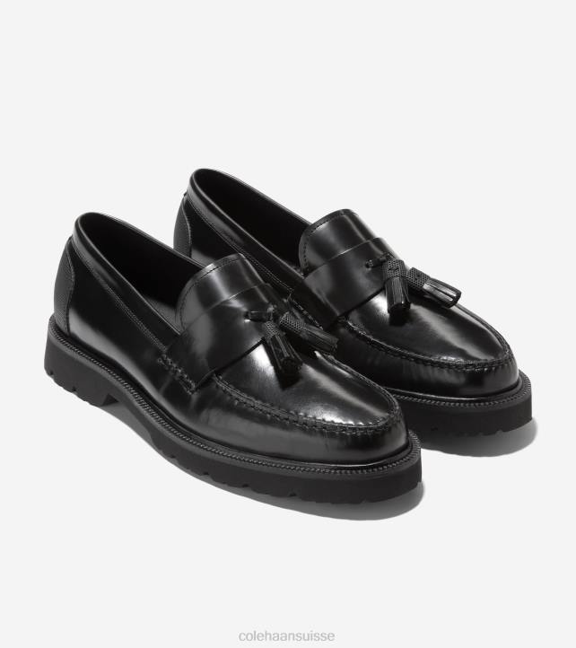 Cole Haan mocassins à pampilles american classics Hommes PJ6N449 brossage noir chaussure