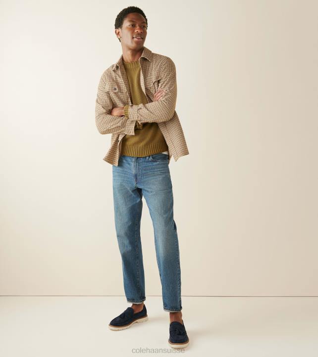 Cole Haan mocassins à pampilles american classics Hommes PJ6N451 blazer-aigrette marine chaussure