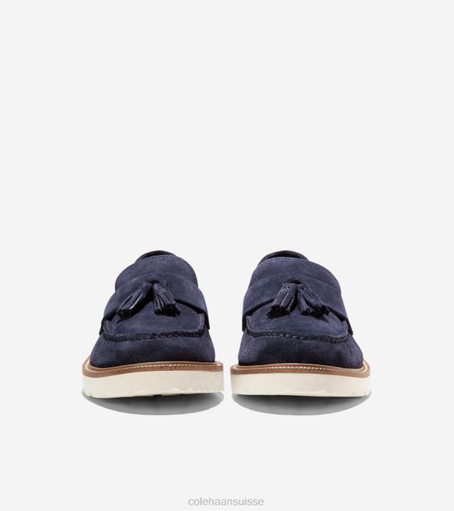 Cole Haan mocassins à pampilles american classics Hommes PJ6N451 blazer-aigrette marine chaussure