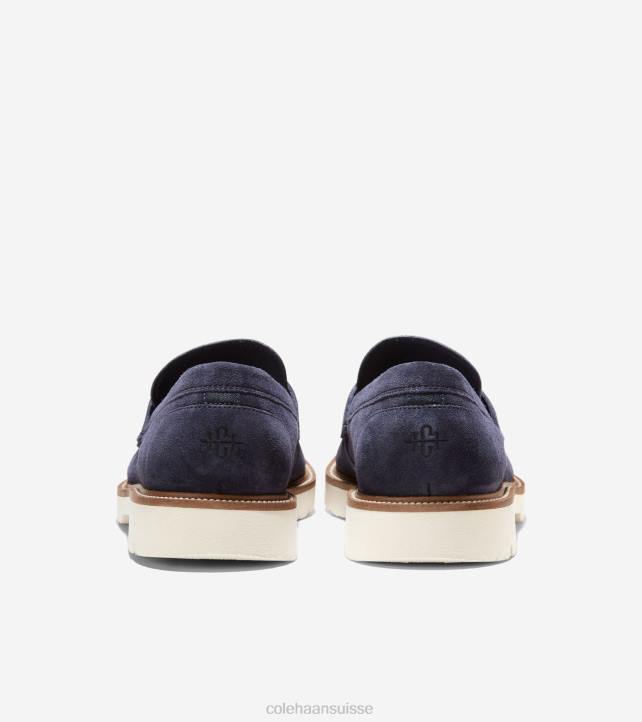 Cole Haan mocassins à pampilles american classics Hommes PJ6N451 blazer-aigrette marine chaussure