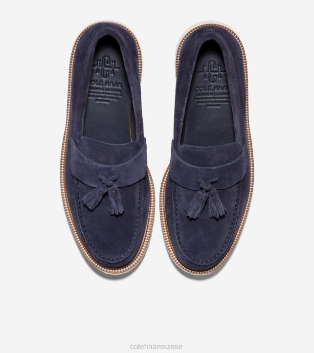 Cole Haan mocassins à pampilles american classics Hommes PJ6N451 blazer-aigrette marine chaussure