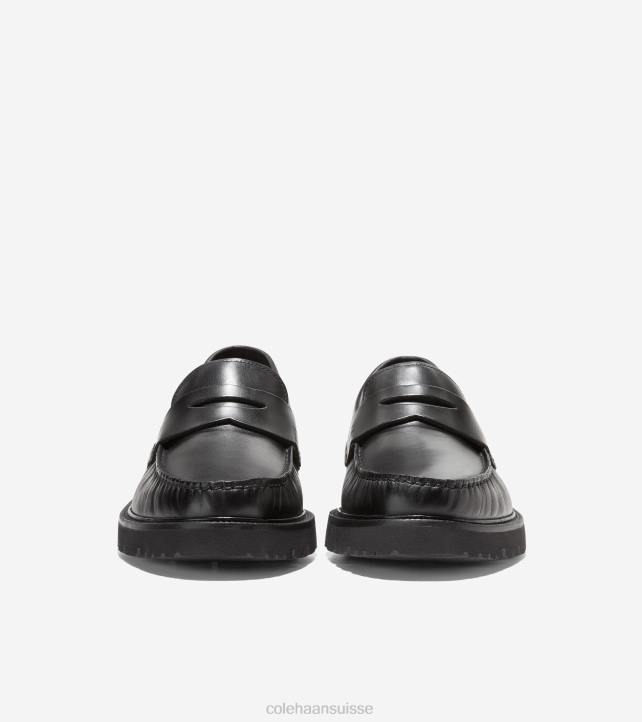 Cole Haan mocassins penny classiques américains Hommes PJ6N373 noir chaussure