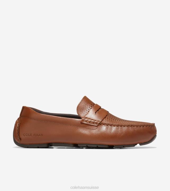 Cole Haan pilote grand laser penny Hommes PJ6N297 tan-java britannique chaussure
