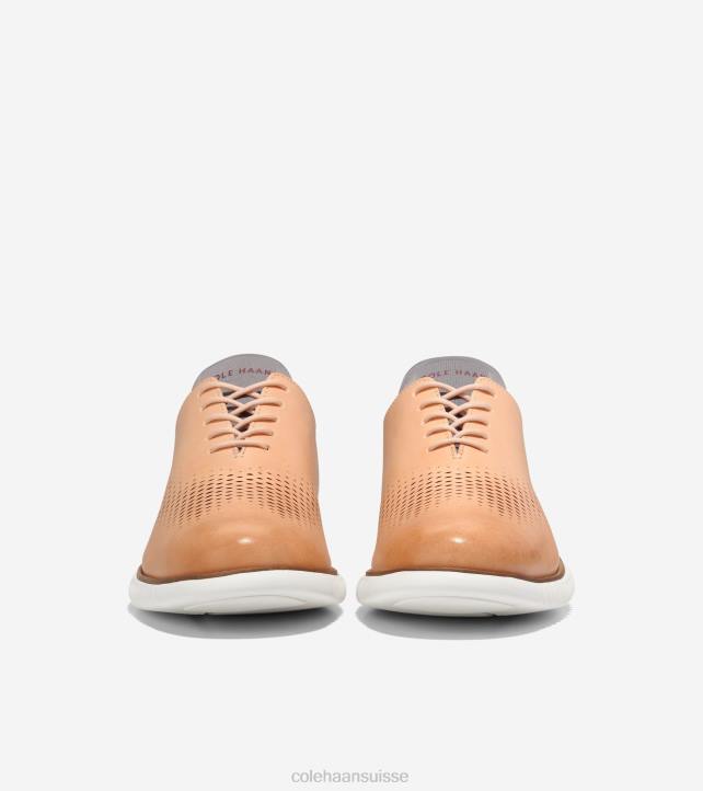 Cole Haan 2.zerogrand laser bout d'aile oxford Hommes PJ6N267 blanchi tan-city skyline-ivoire chaussure