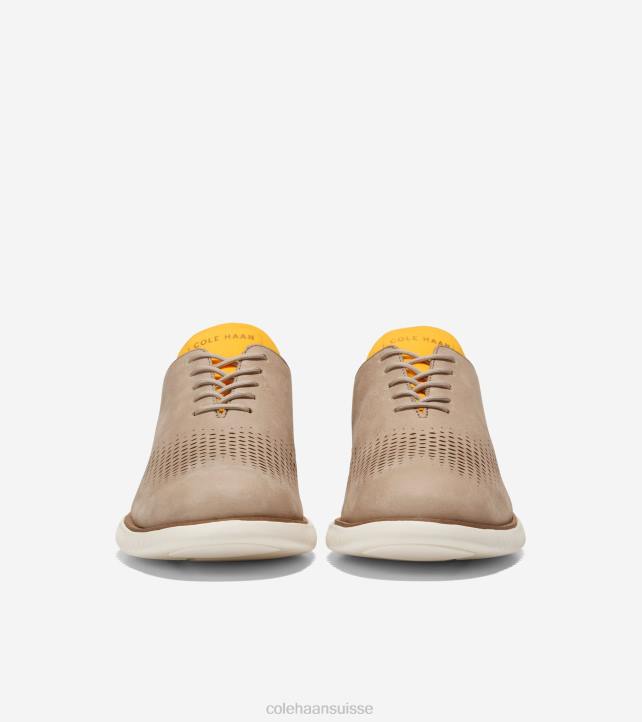 Cole Haan 2.zerogrand laser bout d'aile oxford Hommes PJ6N269 dune-or fusion-ivoire chaussure