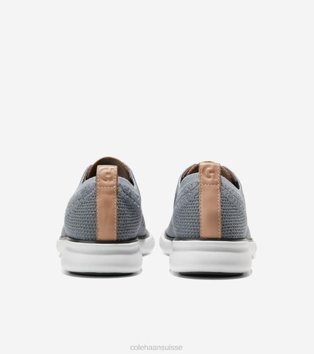 Cole Haan 2.zerogrand oxford Hommes PJ6N273 pierre de fer blanche chaussure