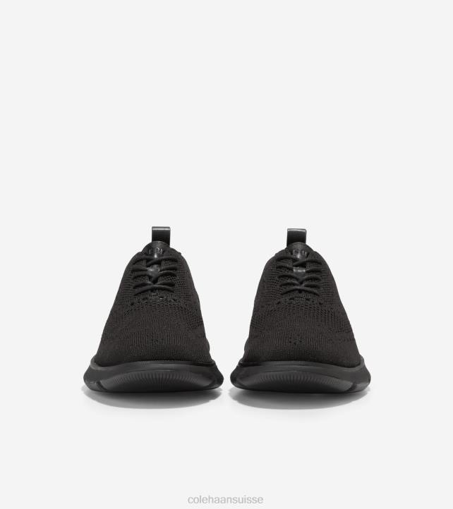 Cole Haan 4.zérogrand oxford Hommes PJ6N363 point de suture noir chaussure