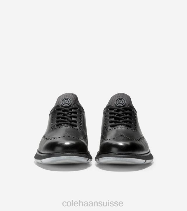 Cole Haan 4.zerogrand bout d'aile oxford Hommes PJ6N372 noir chaussure