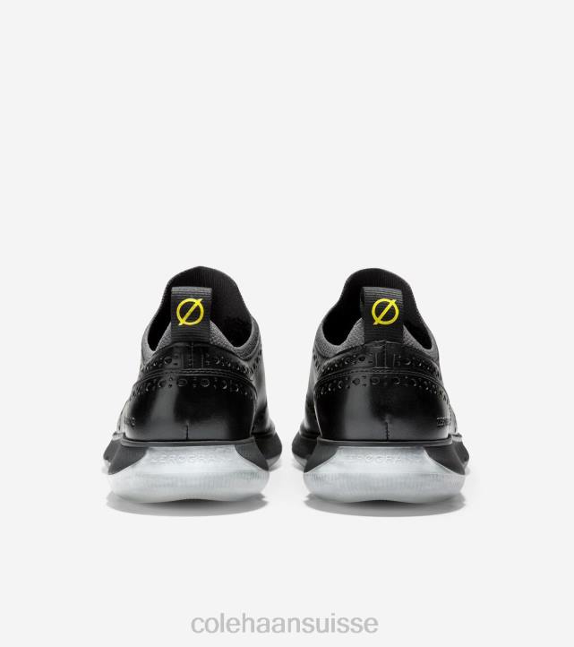 Cole Haan 4.zerogrand bout d'aile oxford Hommes PJ6N372 noir chaussure