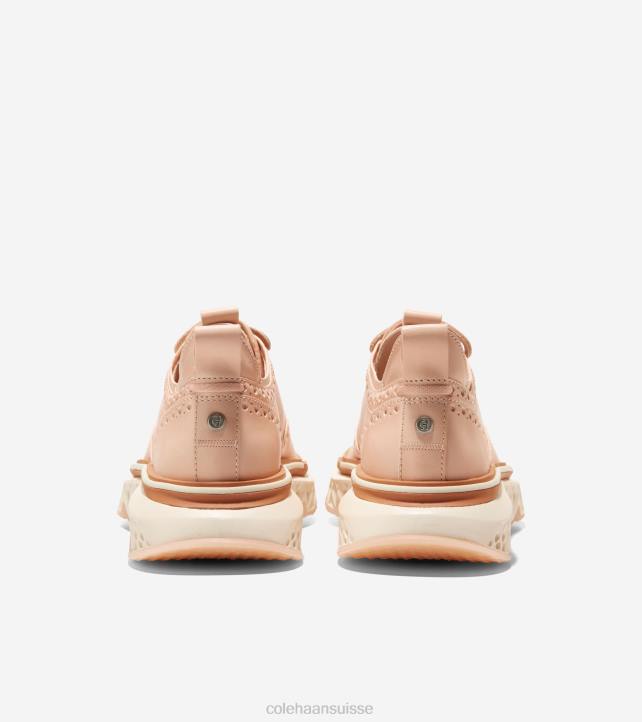 Cole Haan 5.zerogrand bout d'aile oxford Hommes PJ6N299 orge beige-ivoire chaussure