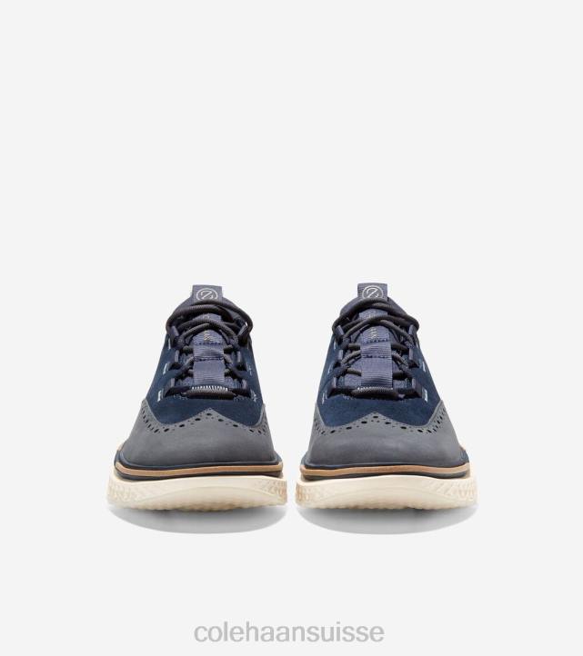 Cole Haan 5.zerogrand bout d'aile oxford Hommes PJ6N300 blazer marine-ivoire chaussure