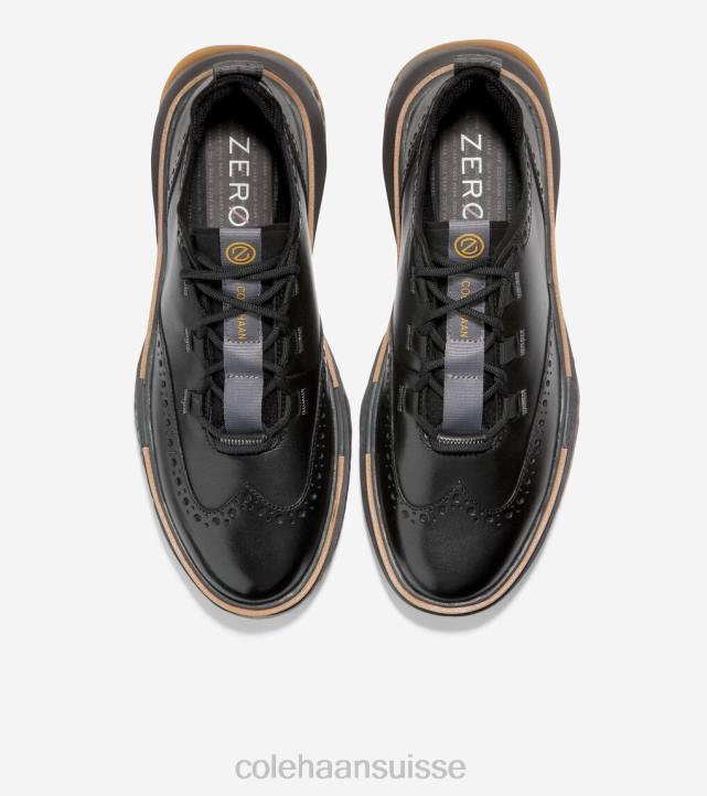 Cole Haan 5.zerogrand bout d'aile oxford Hommes PJ6N301 black-pavage-stormcloud chaussure