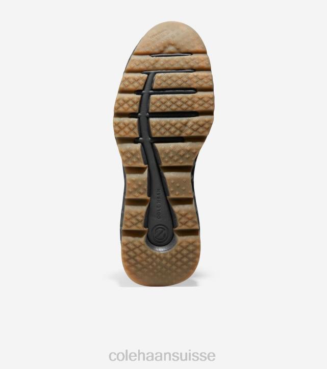 Cole Haan 5.zerogrand bout d'aile oxford Hommes PJ6N301 black-pavage-stormcloud chaussure