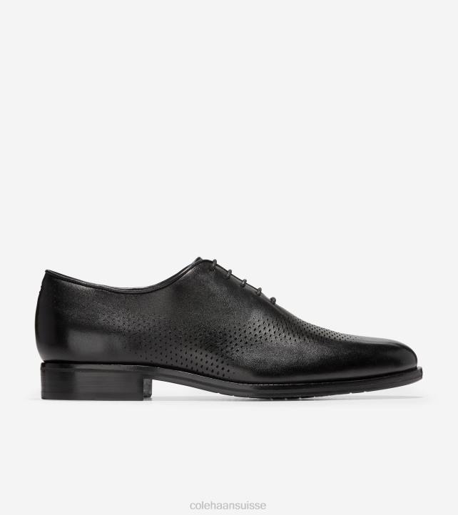 Cole Haan bout d'aile du grand laser de washington oxford Hommes PJ6N419 Cuir noir chaussure