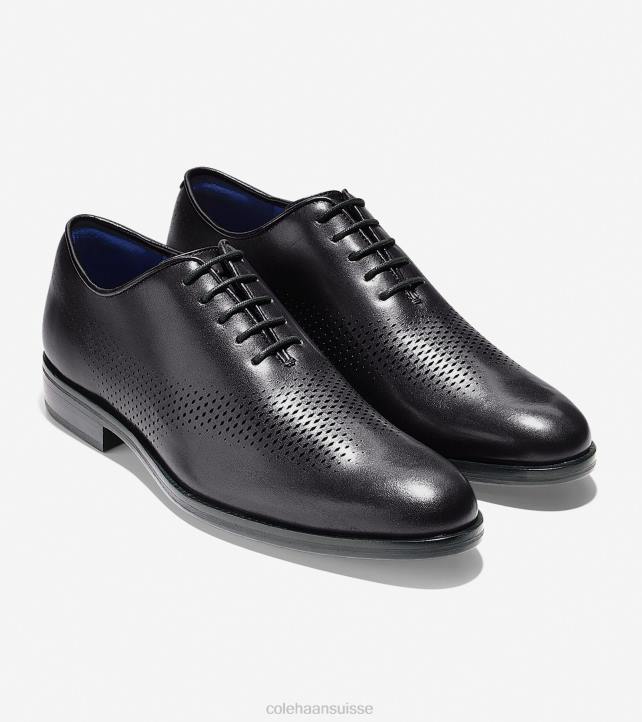 Cole Haan bout d'aile du grand laser de washington oxford Hommes PJ6N419 Cuir noir chaussure