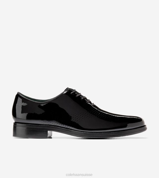 Cole Haan bout d'aile du grand laser de washington oxford Hommes PJ6N422 vernis noir chaussure