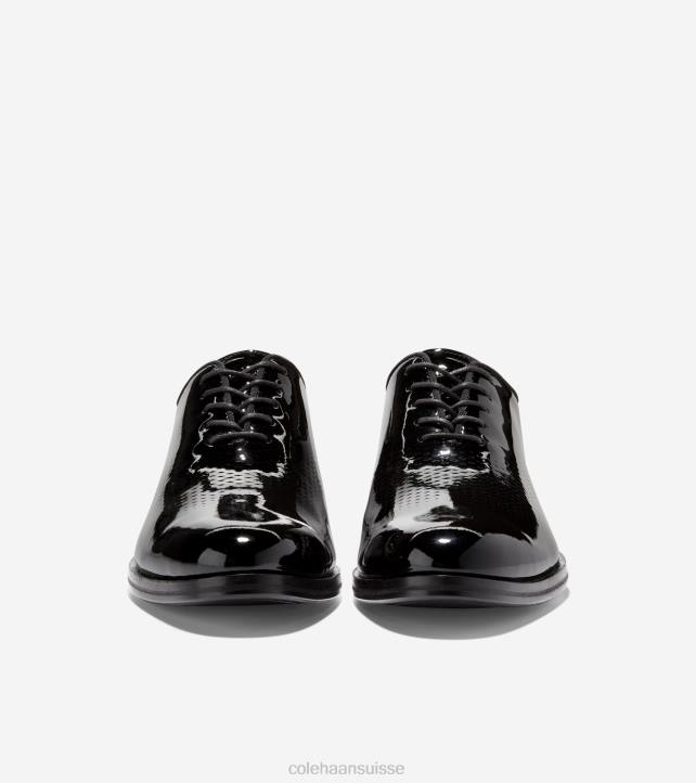 Cole Haan bout d'aile du grand laser de washington oxford Hommes PJ6N422 vernis noir chaussure
