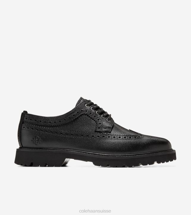 Cole Haan classiques américains longwing oxford Hommes PJ6N389 noir chaussure