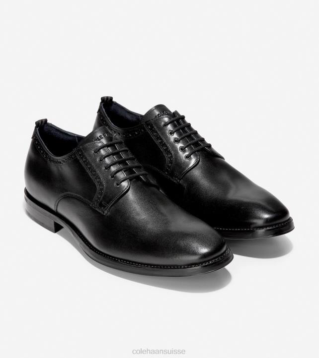 Cole Haan jefferson grand 2.0 uni oxford Hommes PJ6N487 noir chaussure