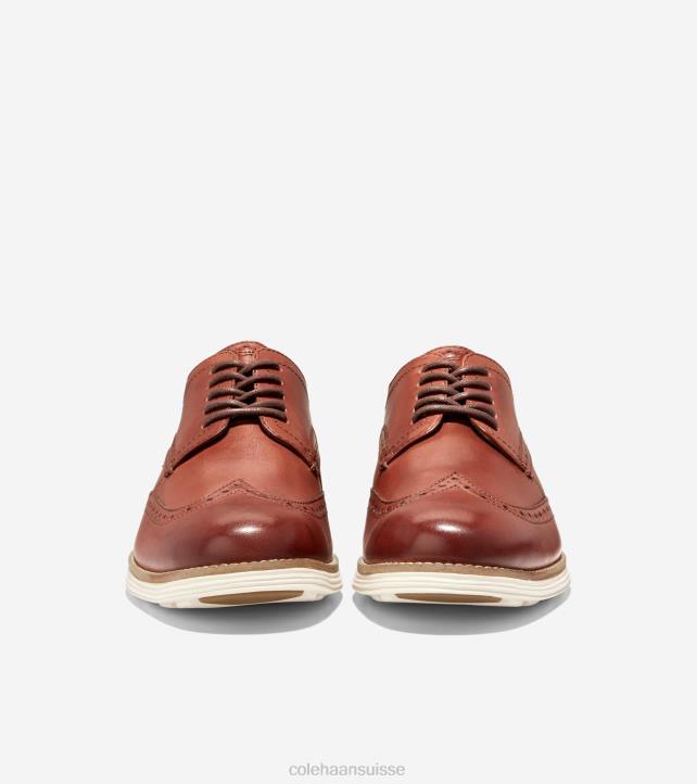 Cole Haan originalgrand oxford à bout d'aile Hommes PJ6N285 woodbury-ivoire chaussure