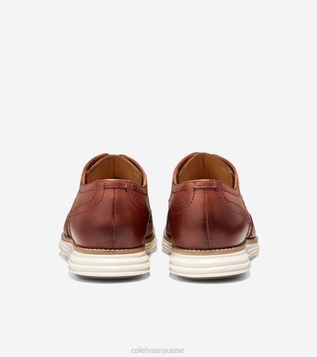 Cole Haan originalgrand oxford à bout d'aile Hommes PJ6N285 woodbury-ivoire chaussure