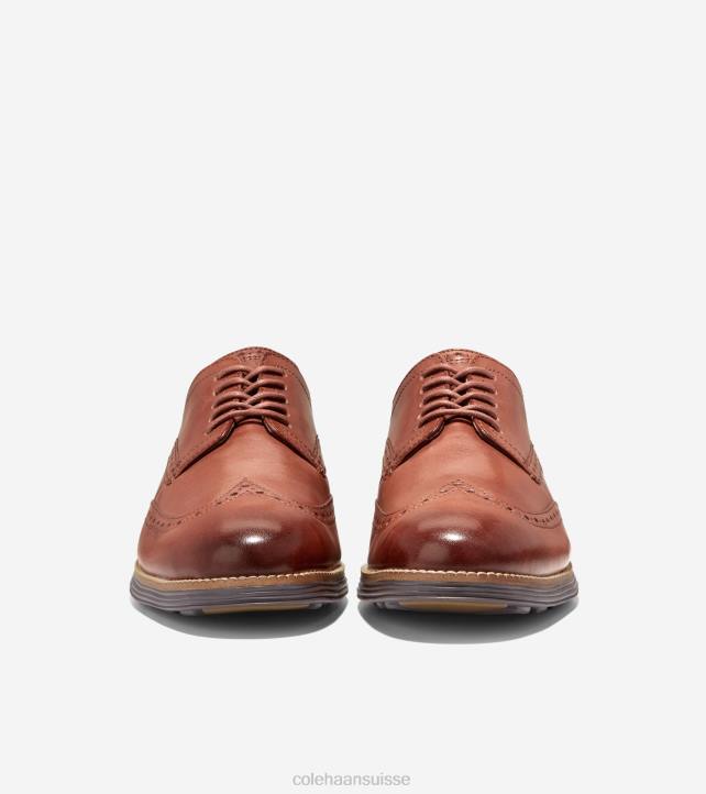 Cole Haan originalgrand oxford à bout d'aile Hommes PJ6N286 woodbury-java chaussure