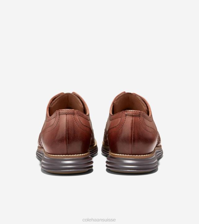 Cole Haan originalgrand oxford à bout d'aile Hommes PJ6N286 woodbury-java chaussure