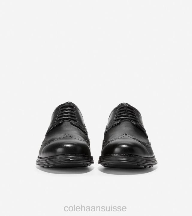 Cole Haan originalgrand oxford à bout d'aile Hommes PJ6N287 noir chaussure