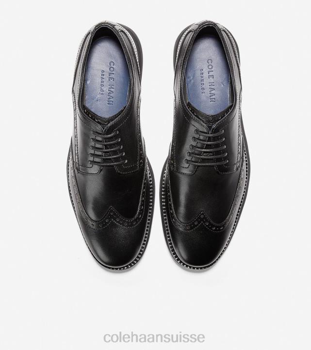 Cole Haan originalgrand oxford à bout d'aile Hommes PJ6N287 noir chaussure