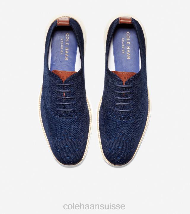 Cole Haan originalgrand oxford à bout d'aile Hommes PJ6N391 stitchlite-ivoire marine chaussure