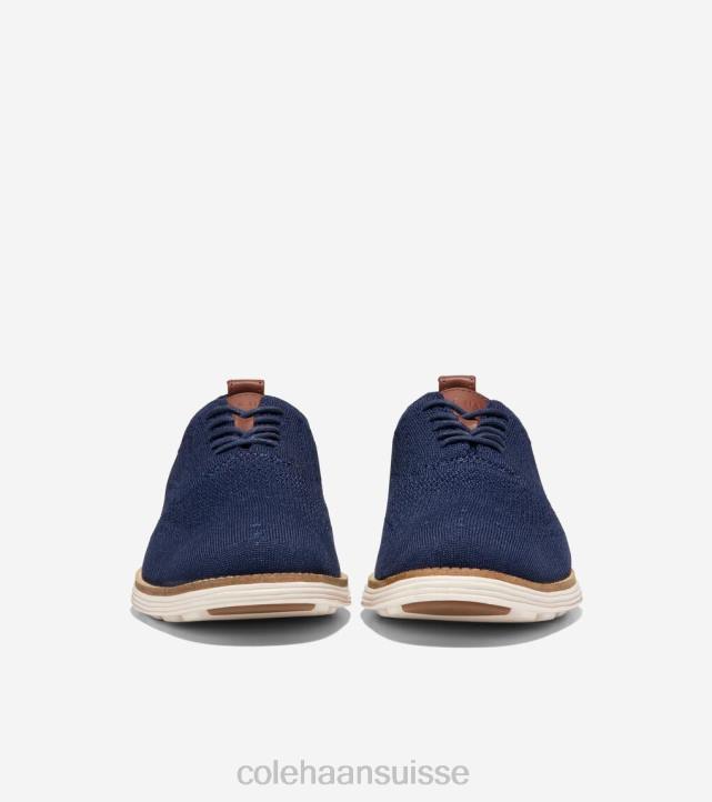 Cole Haan originalgrand oxford à bout d'aile Hommes PJ6N391 stitchlite-ivoire marine chaussure
