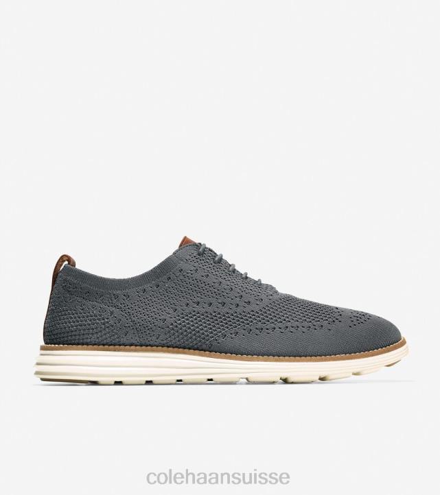 Cole Haan originalgrand oxford à bout d'aile Hommes PJ6N392 aimant stitchlite-ivoire chaussure