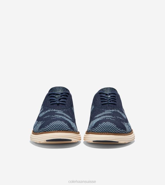 Cole Haan originalgrand remasterisé bout d'aile oxford Hommes PJ6N445 blazer bleu marine camo stitchlite chaussure